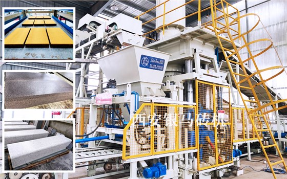 具有顯著資源環(huán)境和經(jīng)濟效益的全自動仿石PC制磚生產(chǎn)線