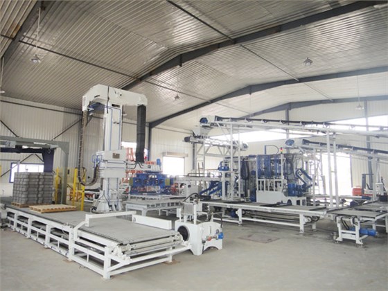 水泥免燒磚機生產(chǎn)線