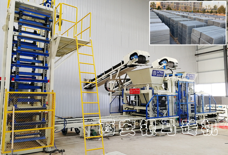 路沿石磚機生產(chǎn)線：免燒磚機定制機型走出國內(nèi)，開拓國際高端市場！